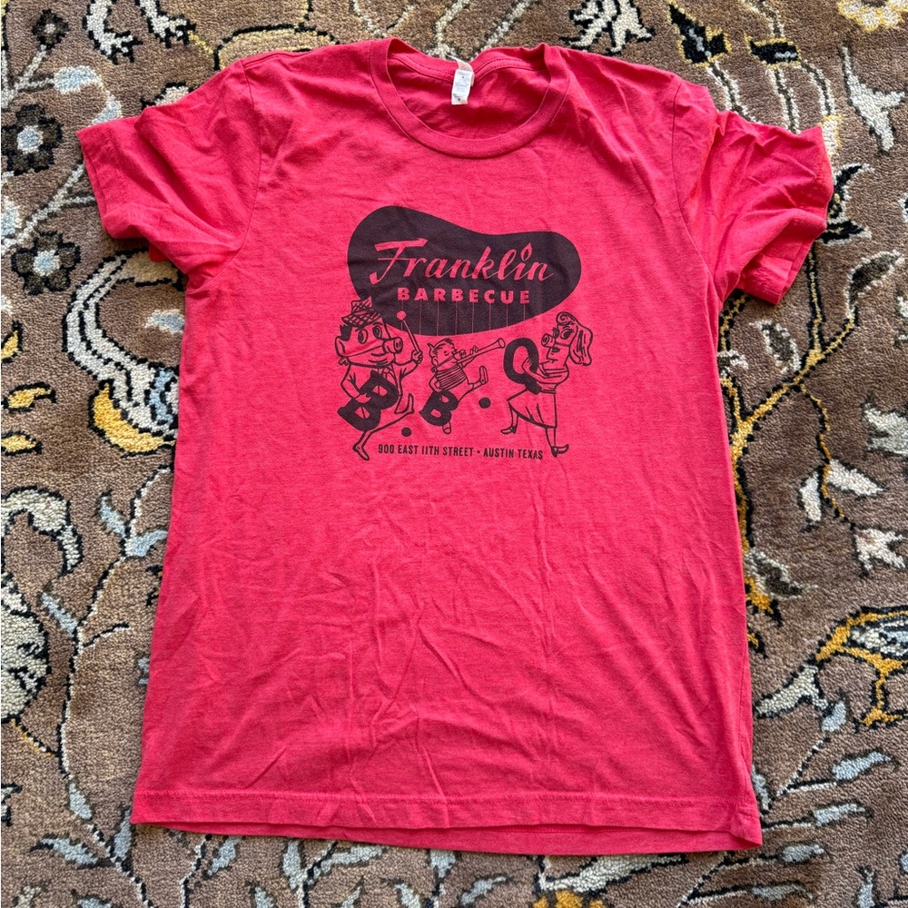 Franklin barbecue novelty tshirt